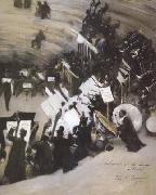 John Singer Sargent Rehearsal of the Pasdeloup Orchestra at the Cirque d'Hiver (mk18) oil on canvas